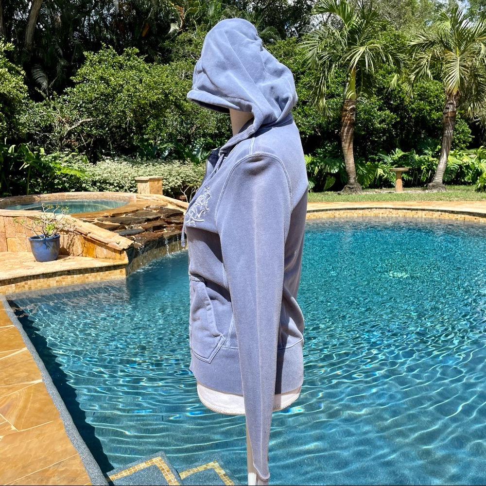 EUC! Rugby Hooded Zip Up Jacket - Picture 5 of 7